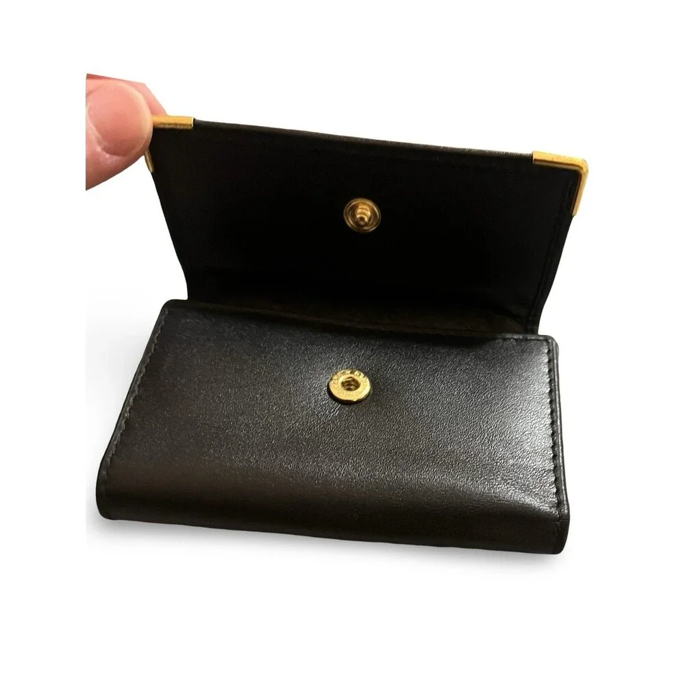 Dunhill Black Leather Key Wallet